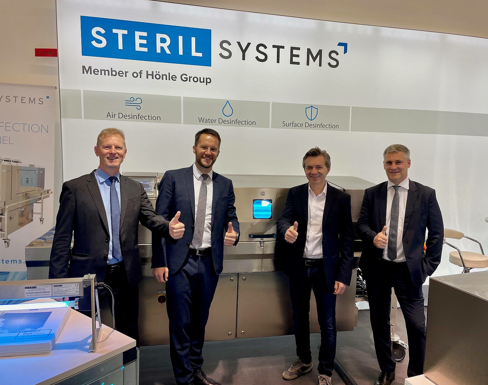 firma sterilsystems auf der IFFA Messe Experten vor Ort